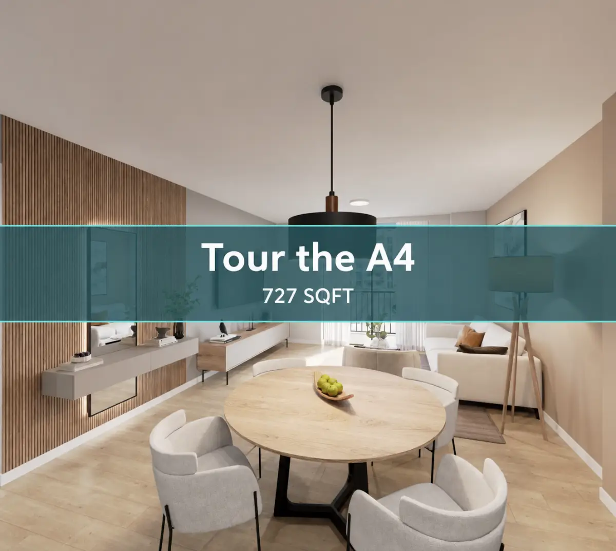 Tour the A4, 727 SQFT-4